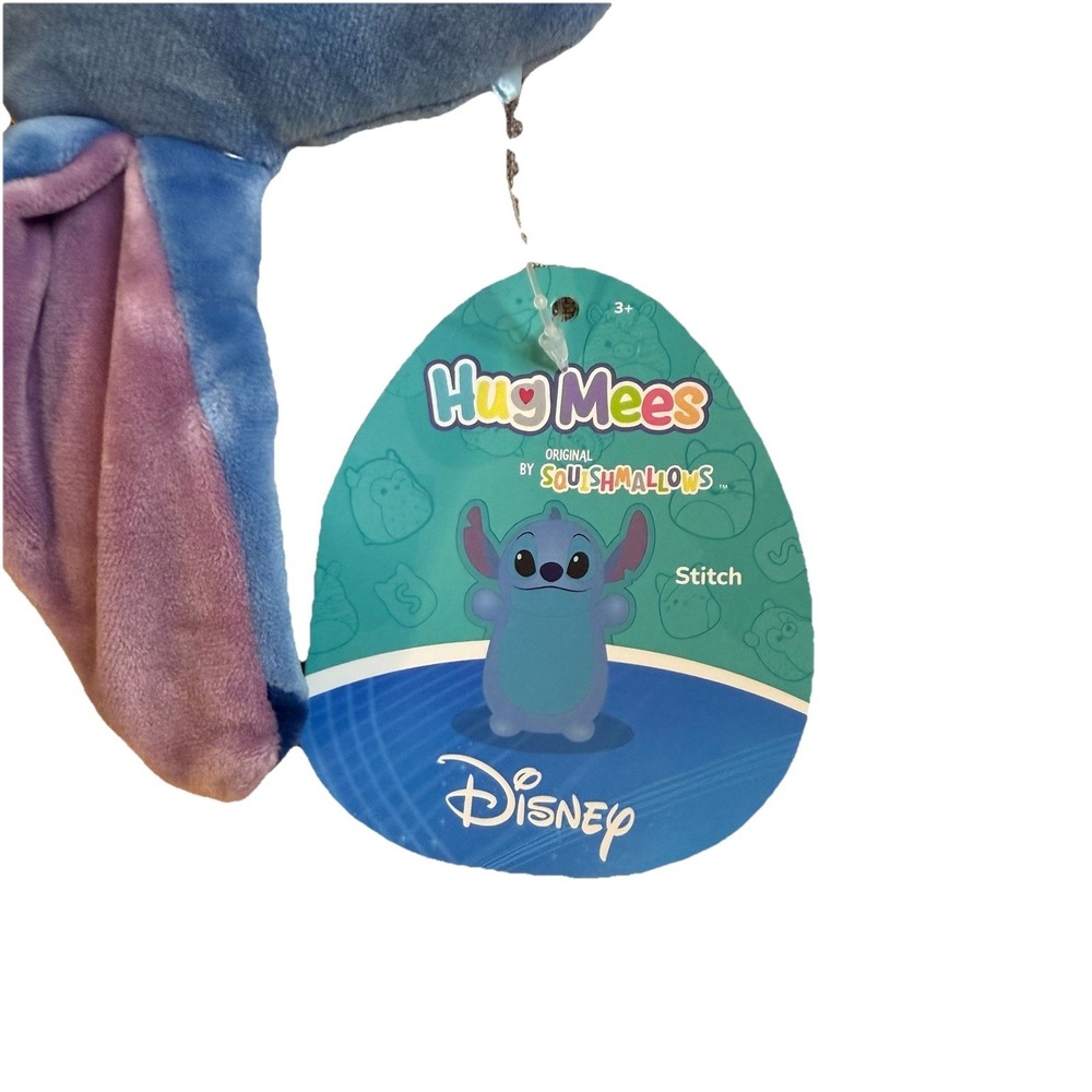 Disney Squishmallows Hug Mees Plush‎ Stitch 10" - New With Tags - Picture 5 of 7